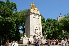 02A Maine Monument At Central Park Southwest Corner Commemorates American Sailors Who Died In 1898 When Battleship Maine Exploded In Havana Harbour
